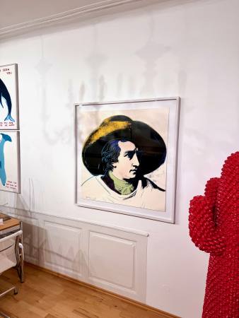 Andy Warhol Goethe (FS II.272) Siebdruck - Ausstellung