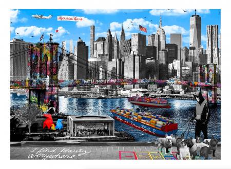 Mr. Brainwash - Brooklyn is Beautiful💥 I love New York | FRANK FLUEGEL GALERIE