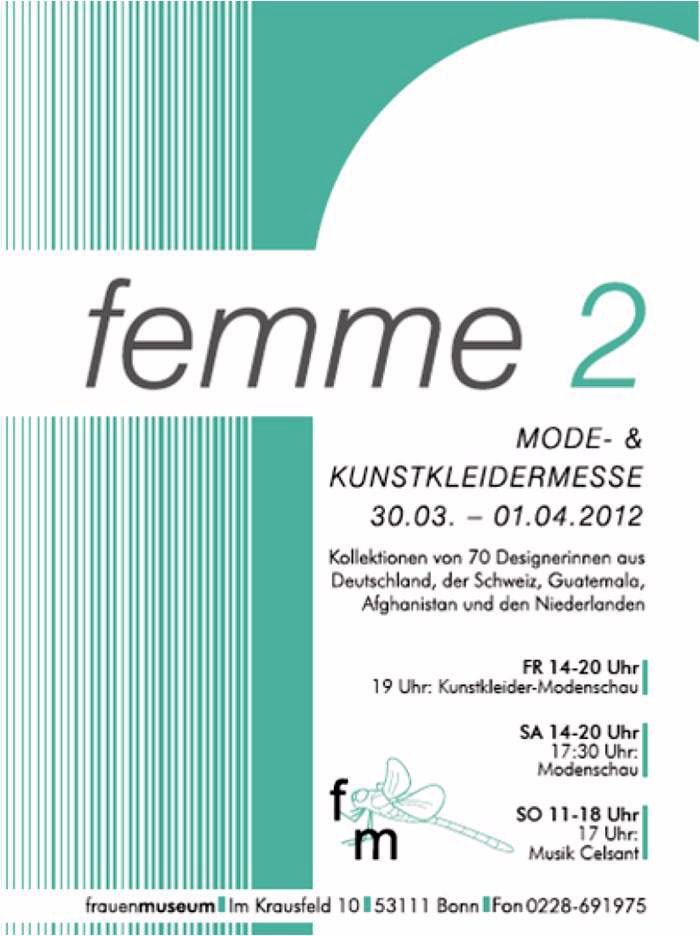 femme 2 - Mode- und Kunstkleidermesse 