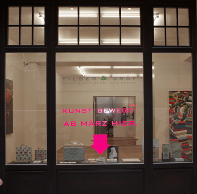 Filser & Gräf, Galerie für Kunst und Design präsentiert zur Eröffnung der neuen Räume die Einzelauss