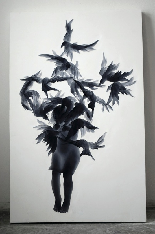 Michiko Nakatani Souzou no yoroi / Rüstung aus der Vorstellung Installationen, Skulptur und Zeichnun
