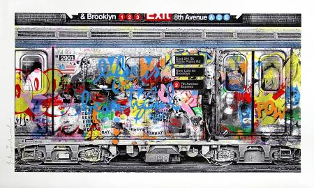 Mr. Brainwash neue Grafik-Edition Chelsea Express.