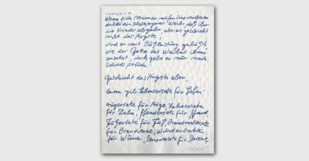 Blatt 6 der Friedensgebote