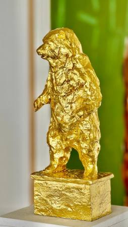 Markus Lüpertz - Der Bär - Gold | FRANK FLUEGEL GALERIE