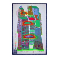 FRIEDENSREICH HUNDERTWASSER - Druckgrafik