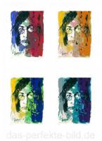 Tribute To John Lennon (Mappenwerk mit 4 Siebdruck
