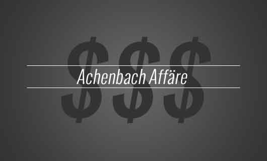 Achenbach Affäre - zweite Strafanzeige durch Rheingold-Sammler