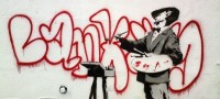 Street Art Künstler Banksy verkaufte Originale am Straüenrand