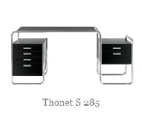 Thonet Schreibtisch S 285 - Stahlrohrmöbel & Bauhaus Klassiker