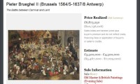 Brueghel Gemälde erzielt mit 8 Millionen Euro neuen Rekordpreis