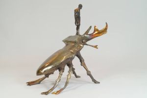Käfer mit Hirsch